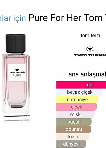 Tom Taılor TOM TAİLOR PURE Kadın parfümü 