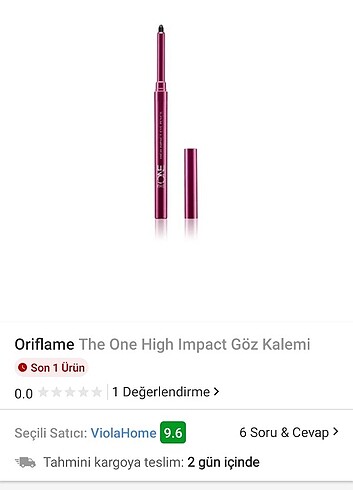 Asansörlü mettalic göz kalemi