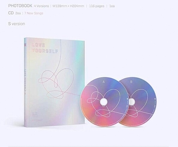 BTS LOVE YOURSELF S VERSİYON ALBÜM
