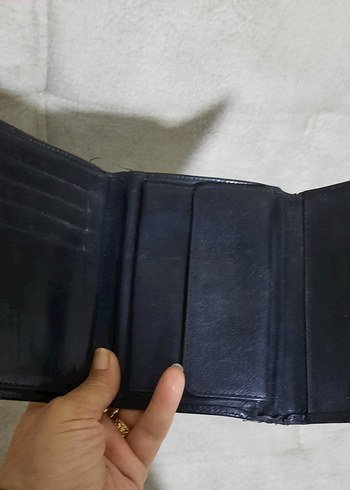 Beden siyah Renk Matraş Siyah Hakiki Deri Kadın Cüzdanı
