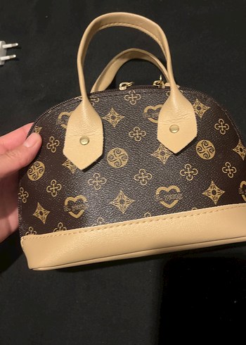 Mango Kahverengi Deri Parisian Kadın Çanta