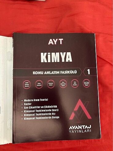  ayt kimya seti avantaj yayinlari