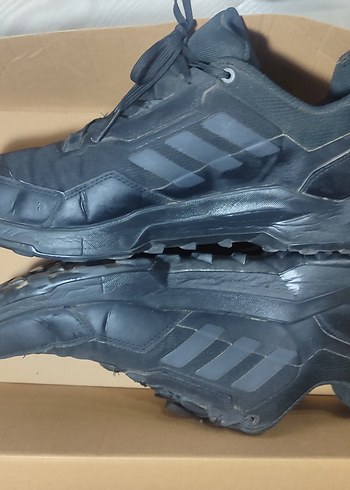 Siyah Bağcıklı Terrex Erkek Outdoor Ayakkabısı - Görsel 4