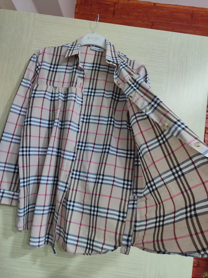 Ekoseli Gömlek - Görsel 4