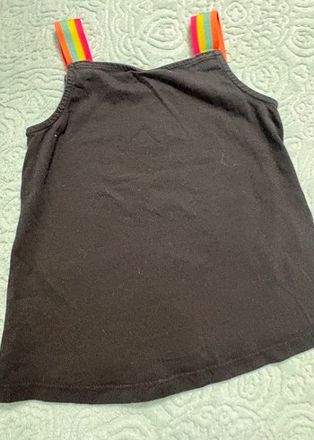 Kız Çocuk Renkli Askılı Tişört - Görsel 4