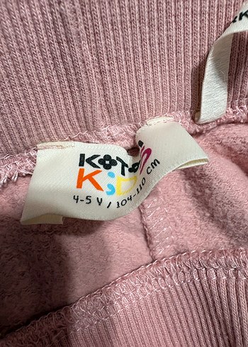 Nakışlı Pembe koton marka eşortman - Görsel 2