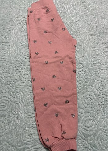 Nakışlı Pembe koton marka eşortman - Görsel 4