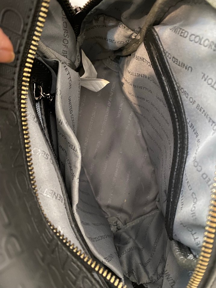 Kadın Siyah Deri Sırt Çantası - Görsel 4