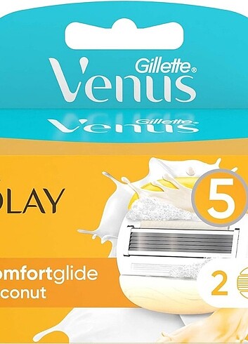 Gillette Venusfortglide Olay 2'li Yedek Tıraş Bıçağı 90007401