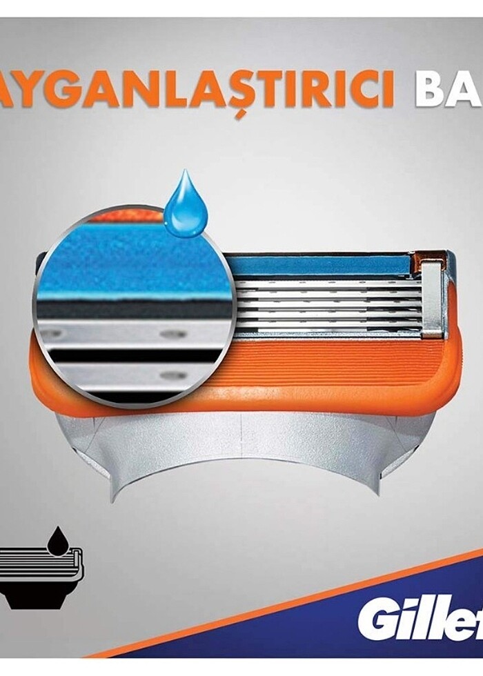 Gillette Fusion 4'lü Yedek Tıraş Bıçağı - Görsel 3