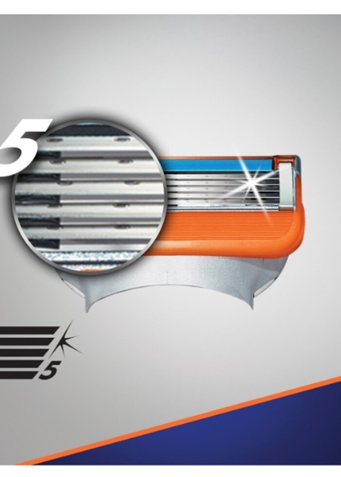 Gillette Fusion 4'lü Yedek Tıraş Bıçağı - Görsel 2