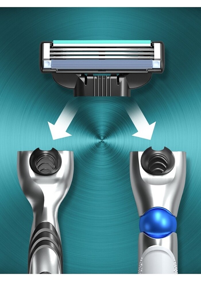 Gillette Mach3 Tıraş Makinesi + 2 Yedek Tıraş Bıçağı - Görsel 4