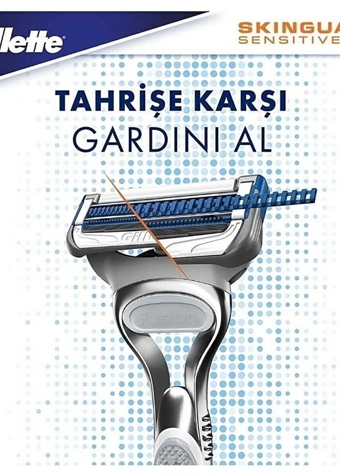 Gillette Skinguard Sensitive Tıraş Makinesi + 2 Up Yedek Tıraş B - Görsel 2
