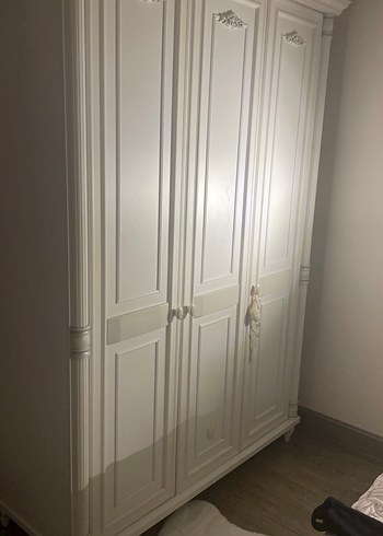 Romantica Çilek Mobilya Beyaz Gardırop - Görsel 3