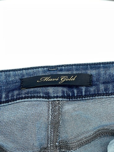 36 Beden mavi Renk Mavi Jean / Kot %70 İndirimli.