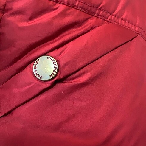 12-18 Ay Beden kırmızı Renk zara baby yelek
