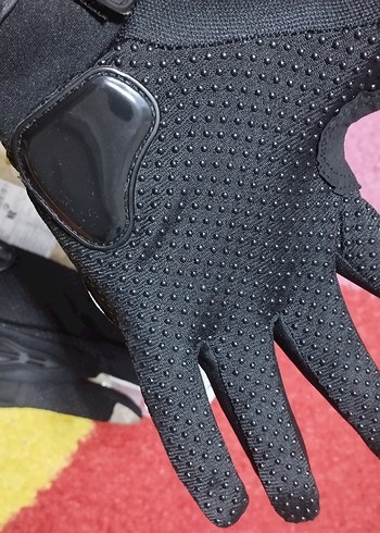 Siyah Renkli Erkek Biker Eldiveni - Görsel 2