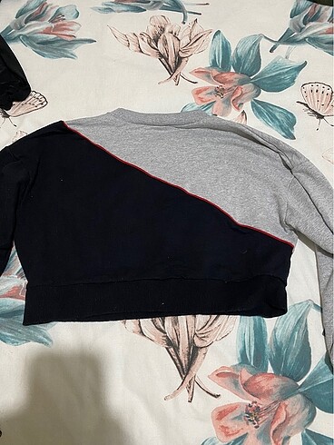 38 Beden çeşitli Renk Crop sweat
