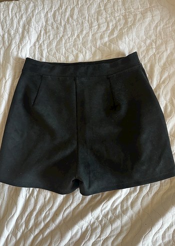 xs Beden Zara Siyah Mini Dar Kesim Şort Etek