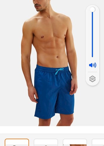 Eros Erkek Mavi Şort Mayo - Görsel 2