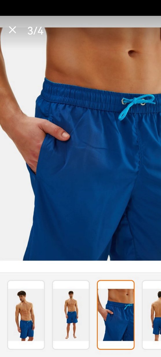 Eros Erkek Mavi Şort Mayo - Görsel 3