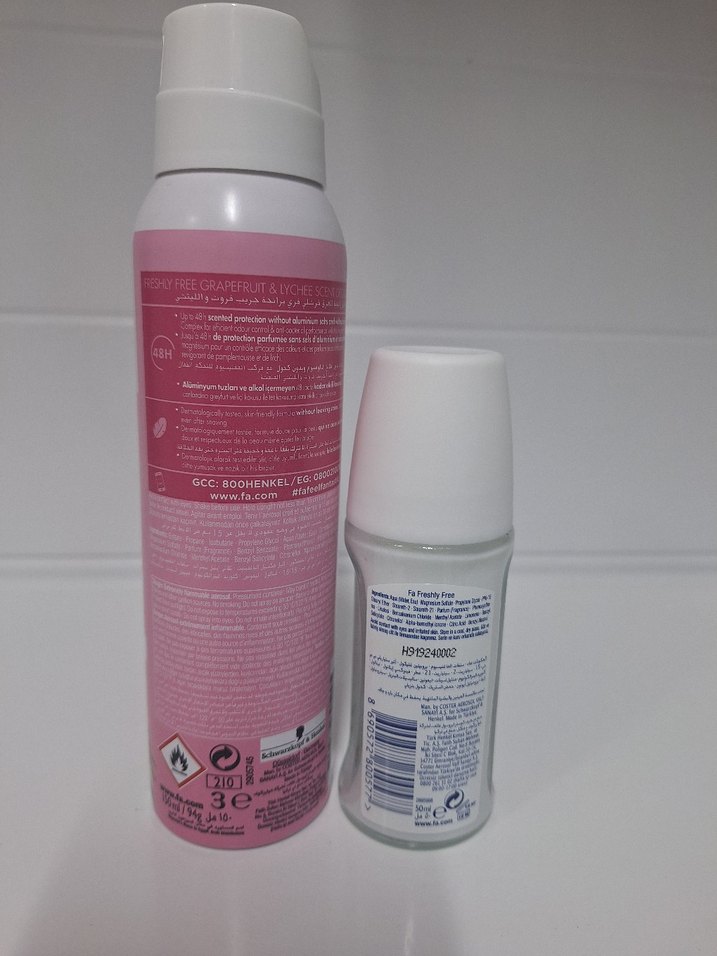 Fa Freshly Free Kadın Deodorant 150ml+Roll-on 50ml - Görsel 2