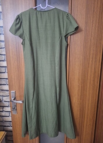 Haki yeşil elbise - Görsel 2