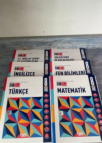 Beden Renk 8. Sınıf Soru Bankası Seti ve konu anlatım seti