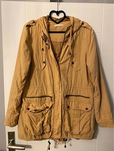 Hardal sarısı mevsimlik ceket