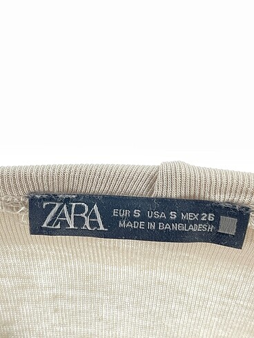 s Beden ten rengi Renk Zara T-shirt %70 İndirimli.