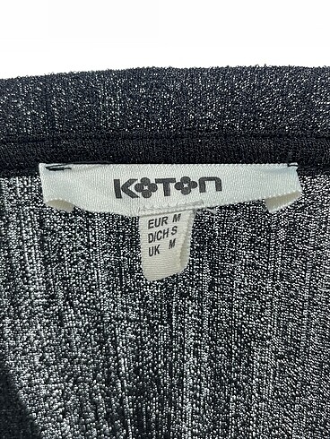 m Beden siyah Renk Koton Bluz %70 İndirimli.