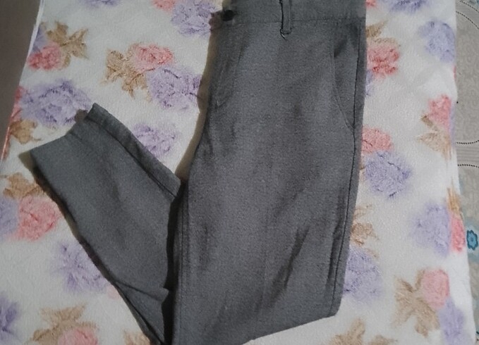 Kumaş gri pantolon