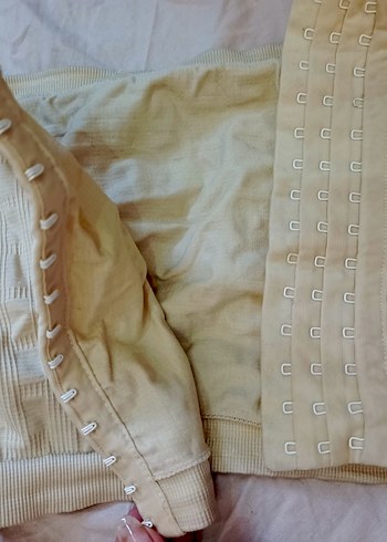 Bej Dikişsiz agraflı bel Korsesi - Görsel 2