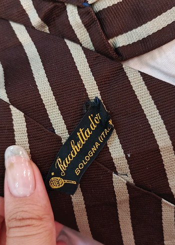 Vintage Tarzda Çok Renkli  Kravat - Görsel 3