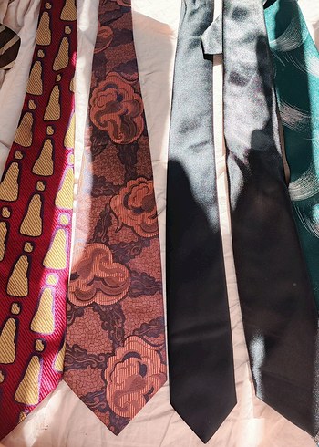 Vintage Tarzda Çok Renkli  Kravat - Görsel 2