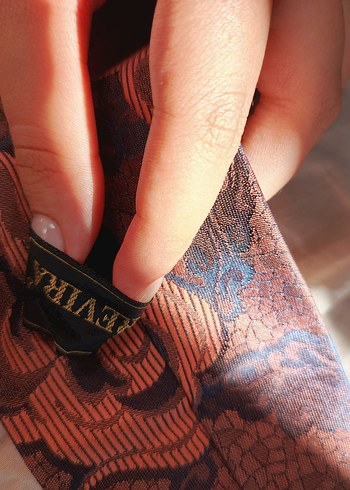 Vintage Tarzda Çok Renkli  Kravat - Görsel 4