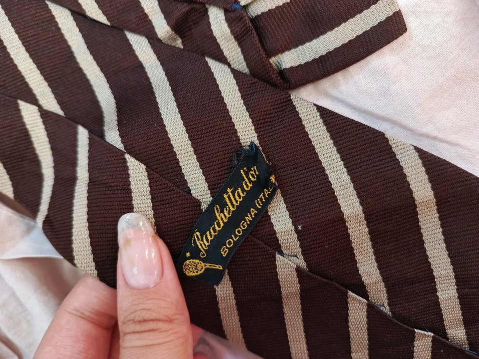 Vintage Tarzda Çok Renkli  Kravat - Görsel 3