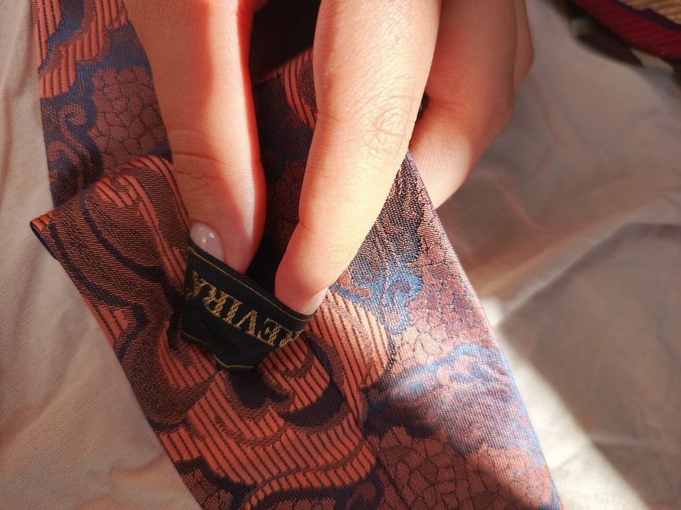 Vintage Tarzda Çok Renkli  Kravat - Görsel 4