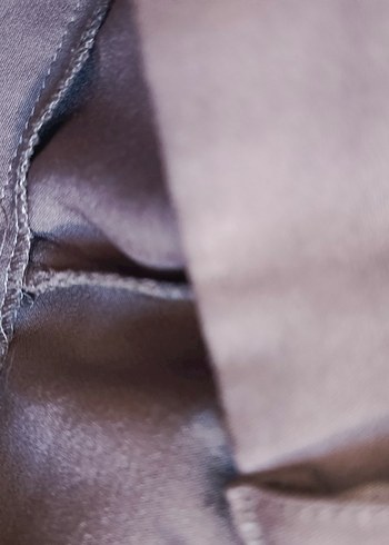 Gri Pilili Mini Şort Etek - Görsel 4