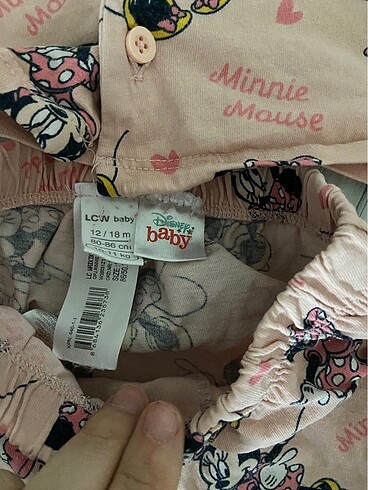 1 Yaş Beden Kız bebek pijama