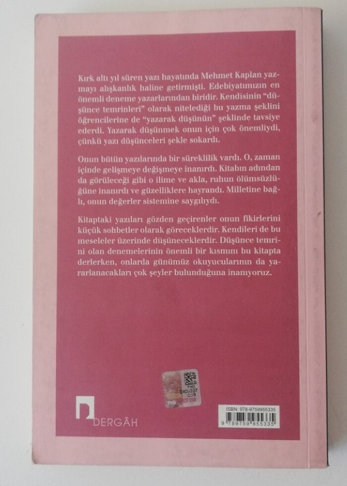 Mehmet Kaplan sevgi ve ilim - Görsel 2