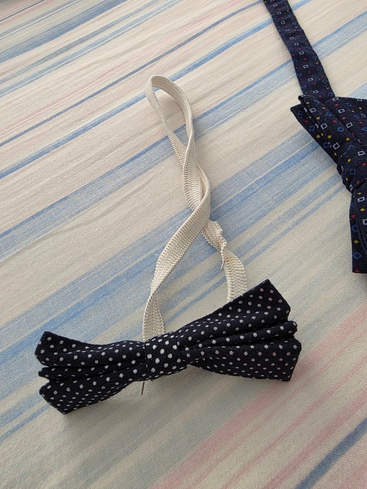 Çocuklar için Renkli Papyon ve Kravat Seti - Görsel 3