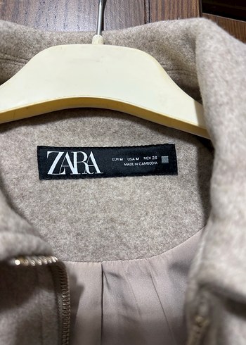 m Beden Zara yünlü ceket