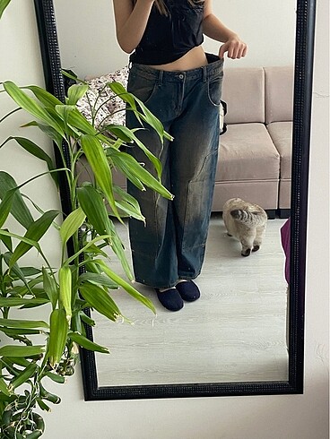 28 Beden Baggy Jean dusuk bel