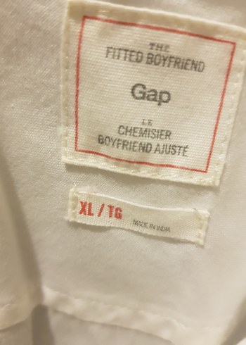 GAP  Düğmeli Beyaz  Pamuk Gömlek - Görsel 2