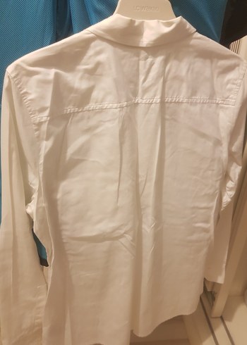 GAP  Düğmeli Beyaz  Pamuk Gömlek - Görsel 5