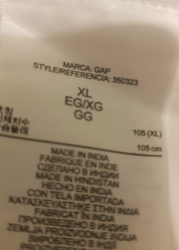 GAP  Düğmeli Beyaz  Pamuk Gömlek - Görsel 3