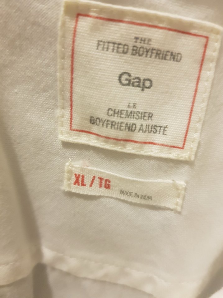 GAP  Düğmeli Beyaz  Pamuk Gömlek - Görsel 2