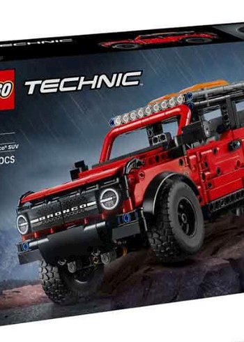 Kırmızı LEGO Technic SUV Oyuncak Araba