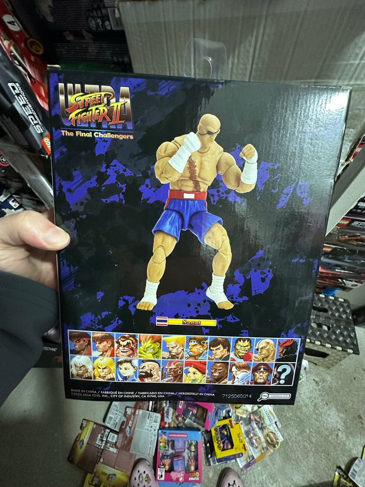 Street Fighter II Sagat Aksiyon Figürü - Görsel 4